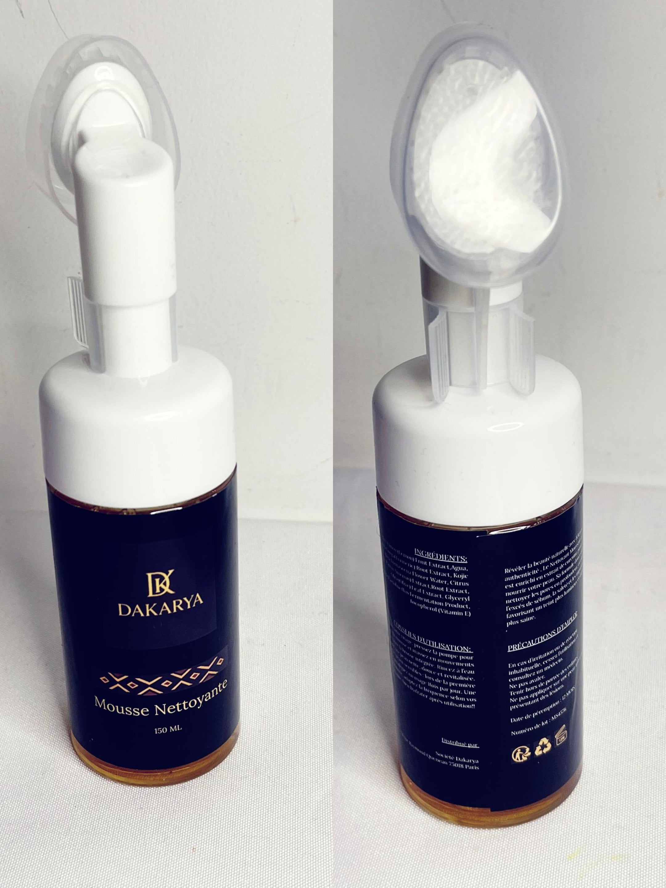 Mousse Nettoyante au Curcuma - Fabriquée en France