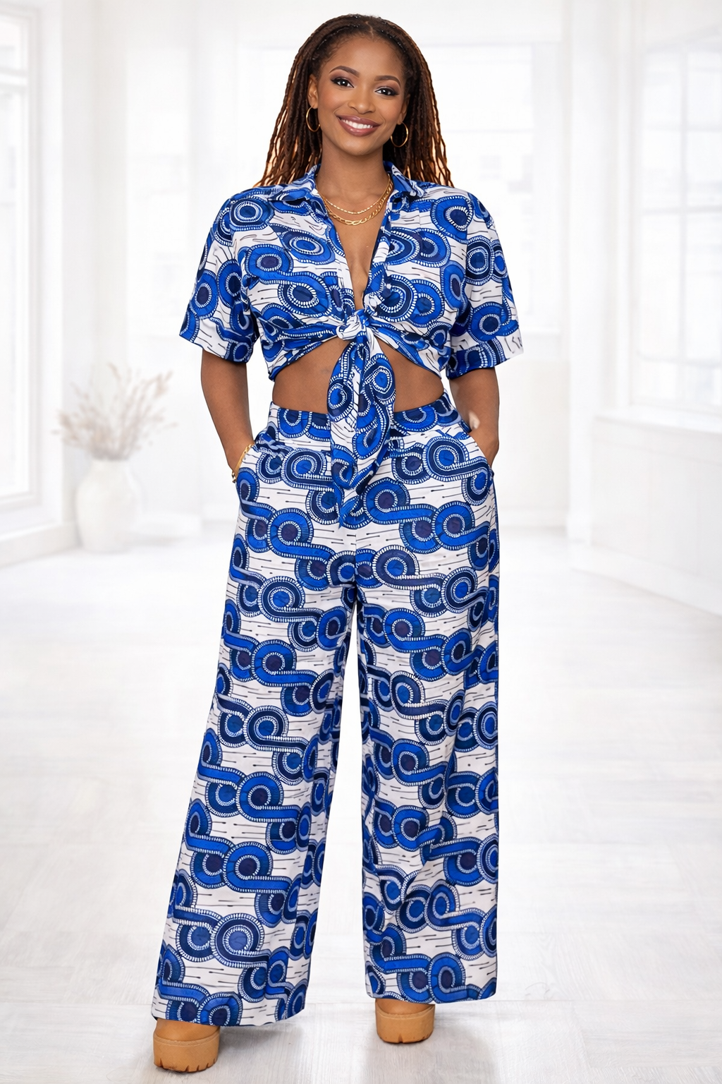 Ensemble Été 100% Coton - Haut & Pantalon