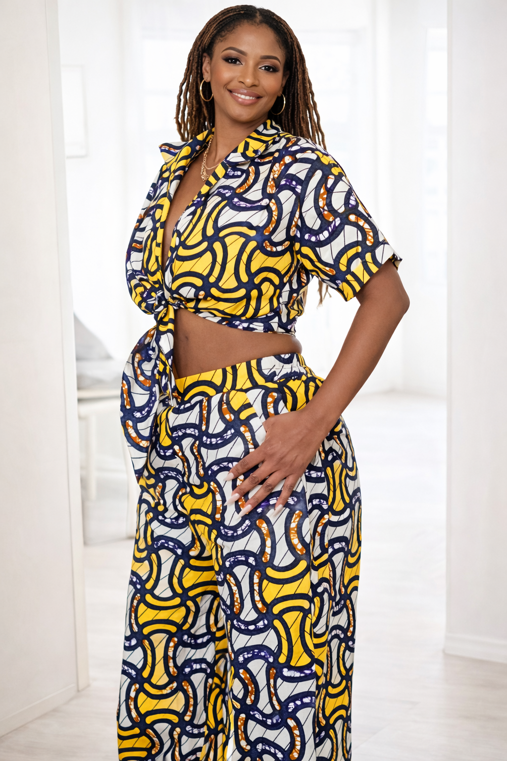 Ensemble Été 100% Coton - Haut & Pantalon
