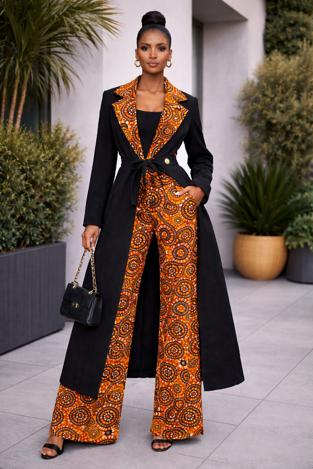 Ensemble manteau wax