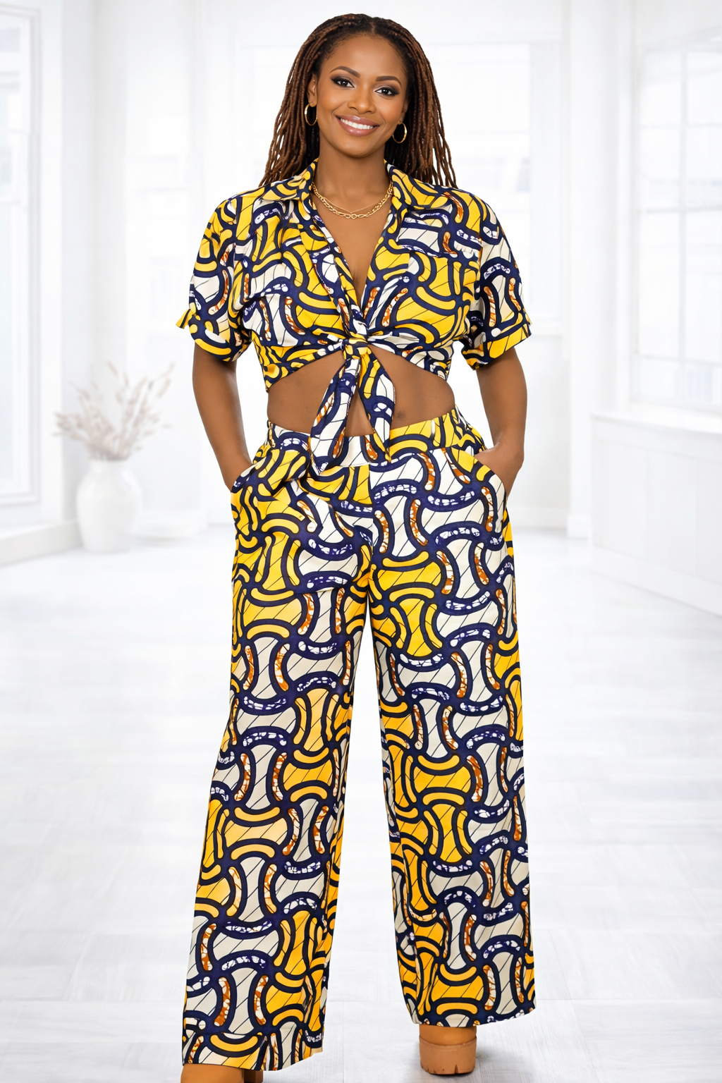 Ensemble Été 100% Coton - Haut & Pantalon