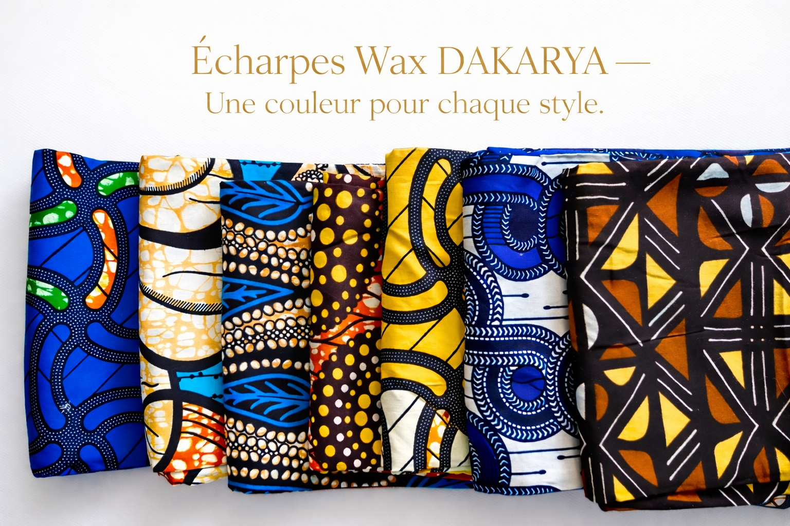 Écharpe Customisée Wax - Unisexe
